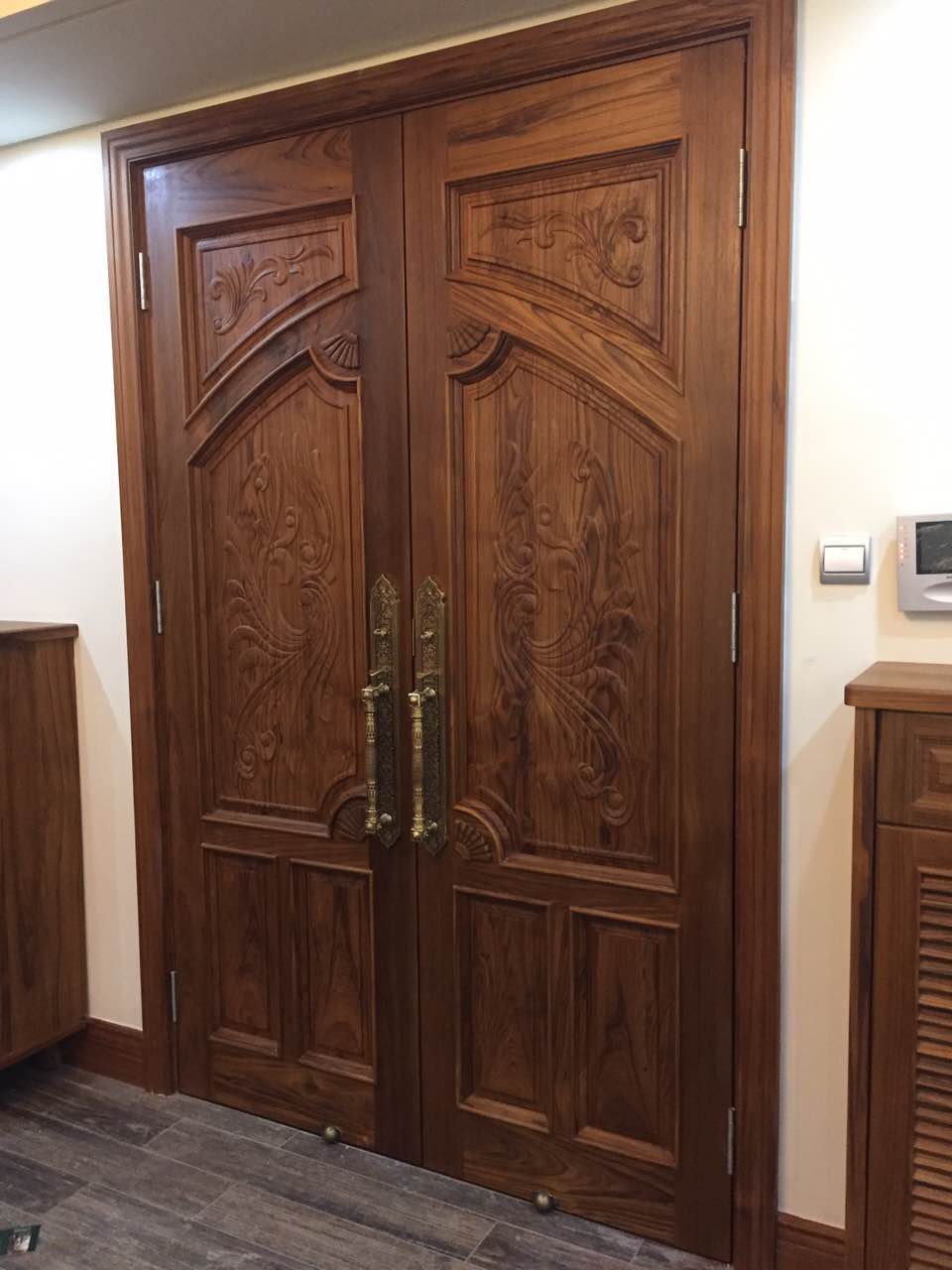 緬甸柚木木門 定制 參考款式2