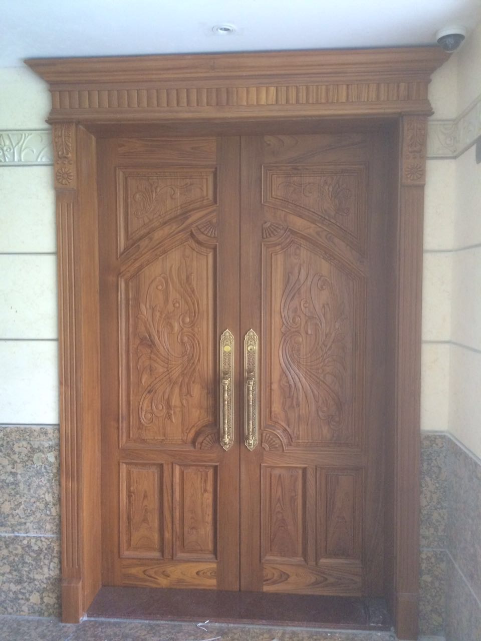 緬甸柚木木門 定制 參考款式3