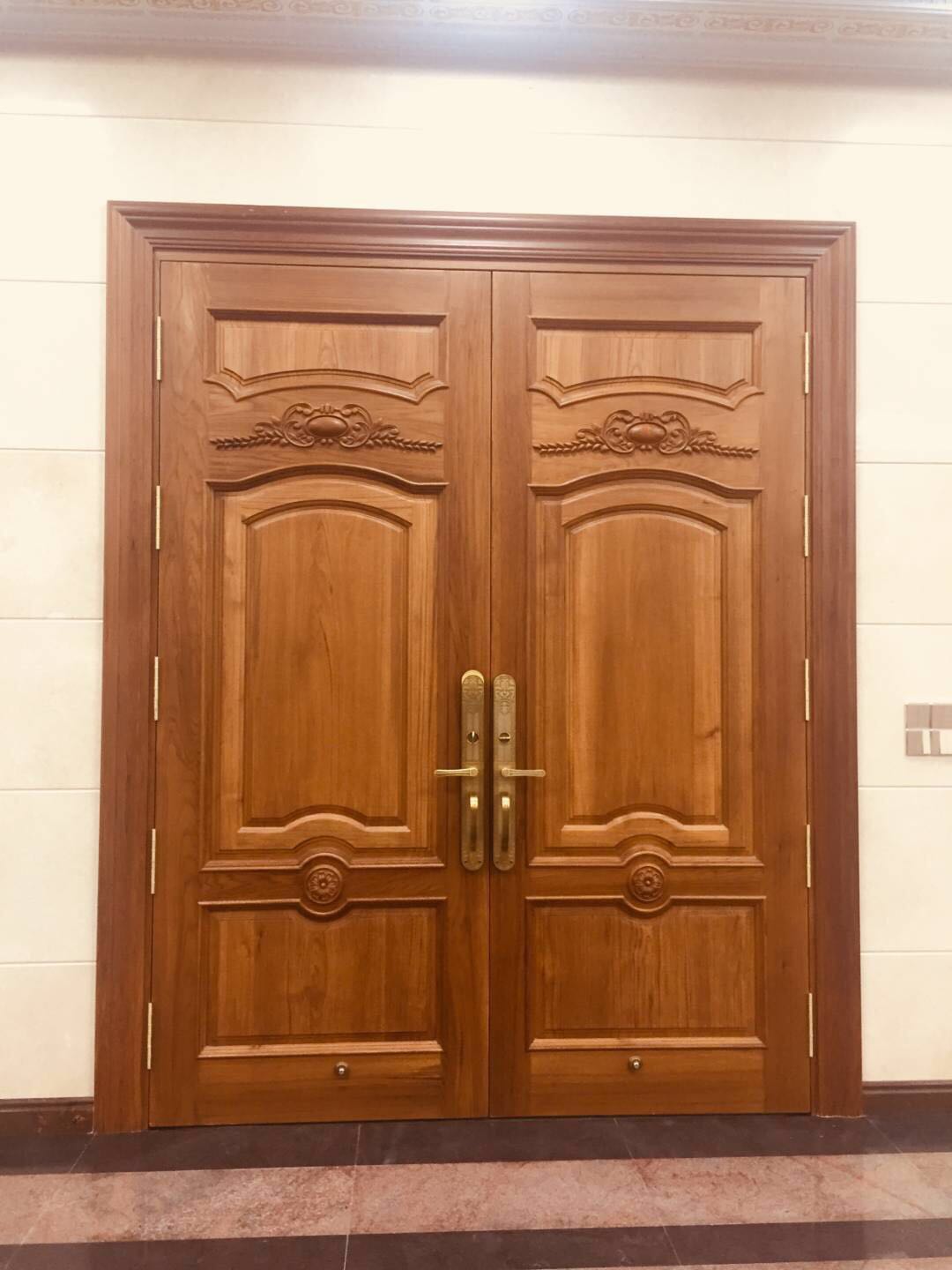 緬甸柚木木門 定制 參考款式6