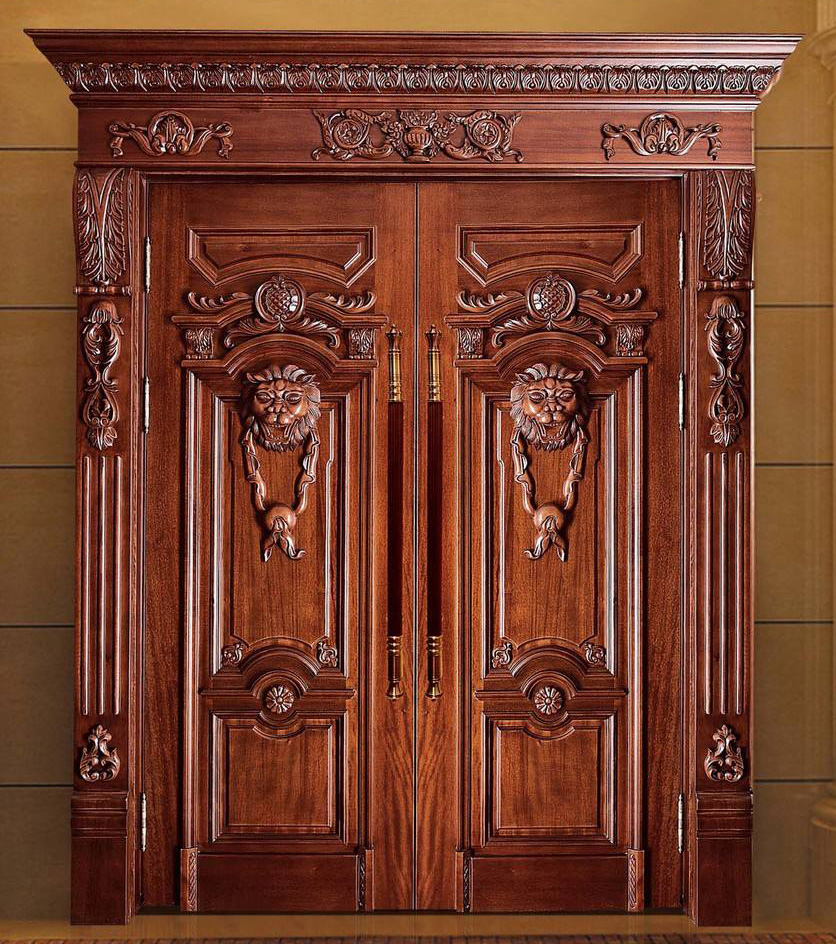 緬甸花梨木門 定制 參考款式9